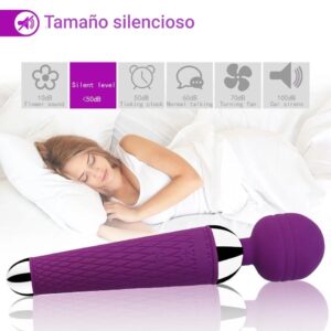 Vibrador Masajeador Micrófono Recargable