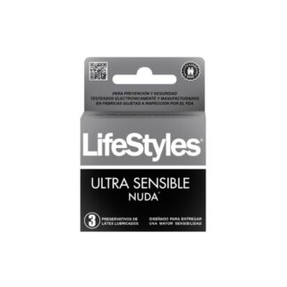Preservativo LifeStyles Ultrasensible Nuda 3 Unidades