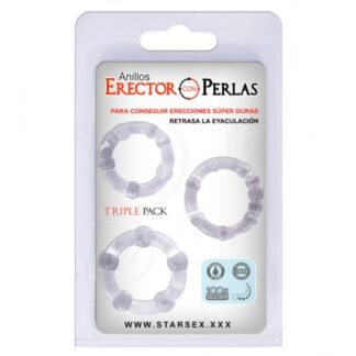 Trío de Anillos Erector de Perlas