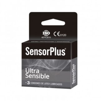 Preservativo Sensor Plus  Ultra Sensible 3 Unidades