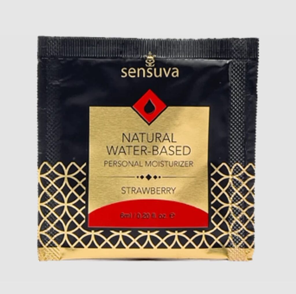 Sachet Lubricante Natural Water-Based Strawberry
