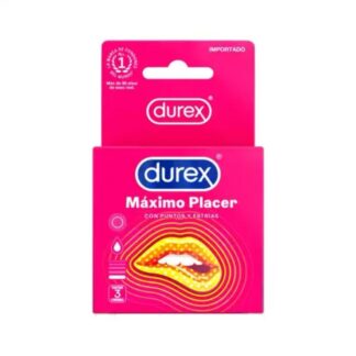 Preservativo Durex Máximo Placer 3 Unidades