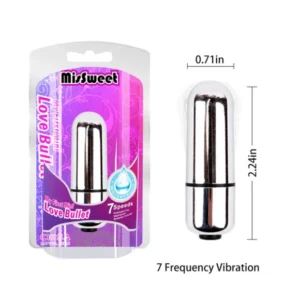Bala Vibradora Love Bullet 7 Velocidades