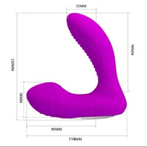 Vibrador Dual Vaginal-Anal Con Función De Calor