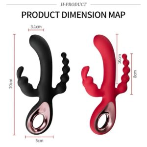 Conejo Vibrador Triple Placer