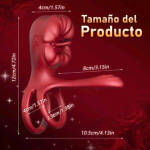 Anillo Vibrador Red Triple Estimulación