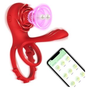 Red Anillo Vibrador con App para Parejas