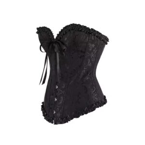 Corset Gótico Negro L, XL