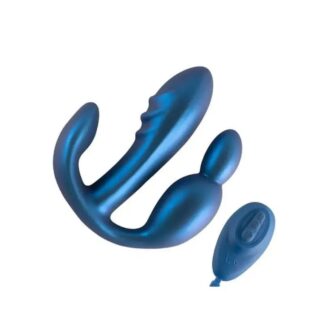 Vibrador Blue Doble Penetración con Control