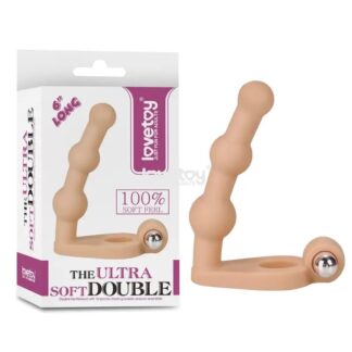 Anillo Vibrador con Dildo Anal Dilatador