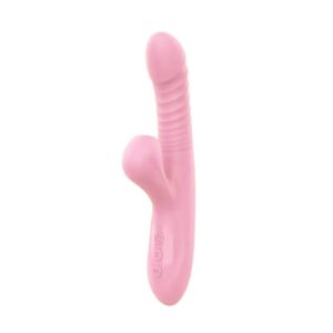 Vibrador Telescópico con Succión y Temperatura