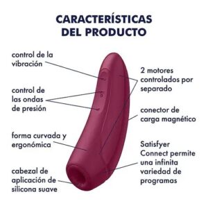 Satisfyer c/ Pulso de Aire Curvy 1 +