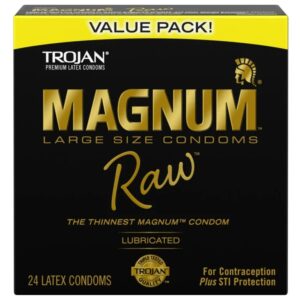 Preservativos Trojan MAGNUM Raw (Ultrasensible) 24 Unidades