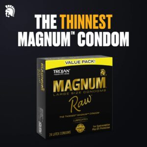 Preservativos Trojan MAGNUM Raw (Ultrasensible) 24 Unidades