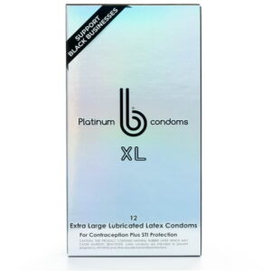 Preservativos b Condoms Platinum 12 Unidades XL