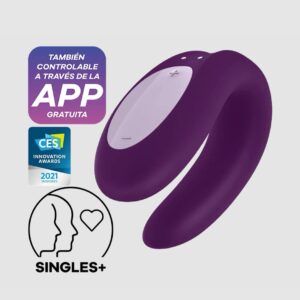 Vibrador para Parejas Satisfyer Double Joy con APP