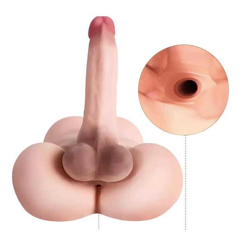 Torso Sexual Masculino con Dildo y Ano - Imagen 4
