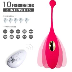 Huevito Vibrador Recargable con Control Remoto