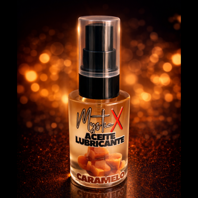 Aceite Lubricante Comestible Mystic X Glass Caramelo - Imagen 2